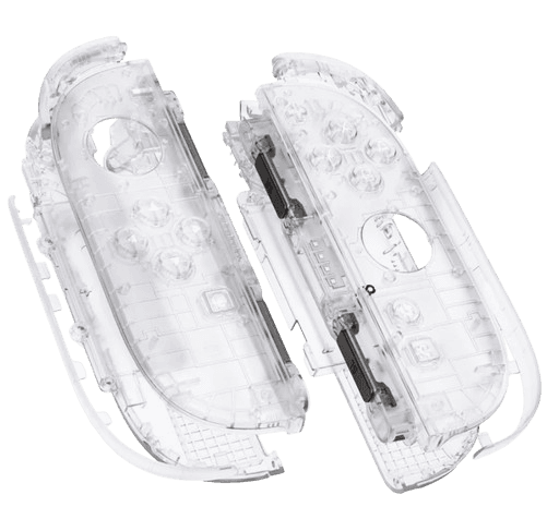 Clear Switch 2 Joycon Shell Swap