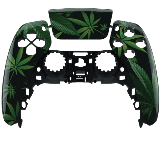 Green Weeds DualSense Faceplate Swap