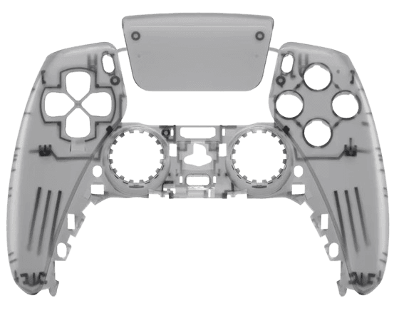Clear Black DualSense Transparent Swap